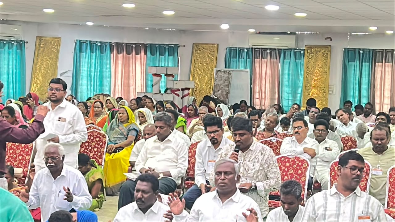 Prayer Festival 2026 Pastors and believers seated for the teaching session